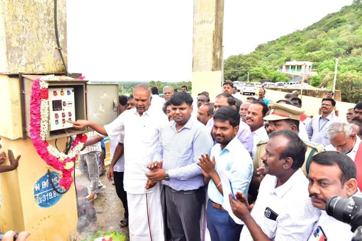 கொடுமுடியாறு அணையிலிருந்து,  பாசன பருவ சாகுபடிக்கு, தண்ணீர் திறப்பு!